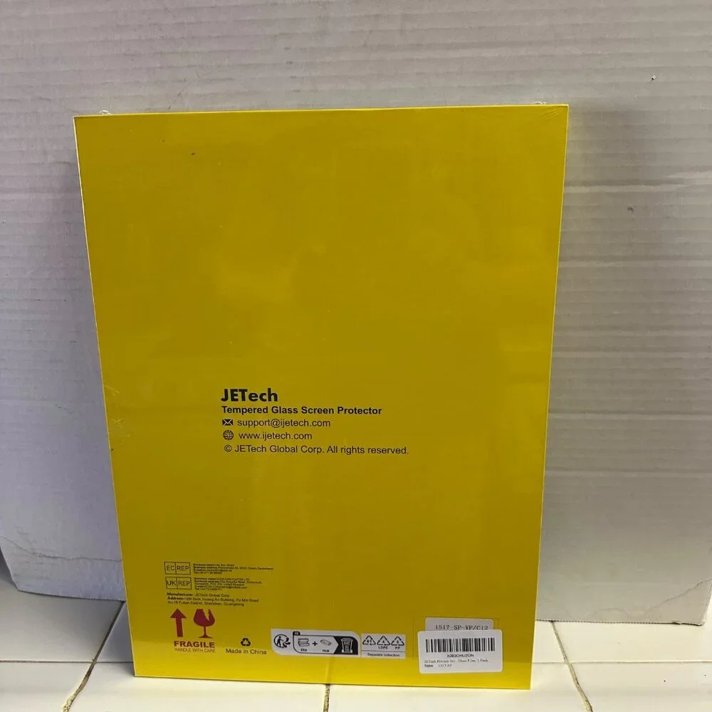 JETech Tempered Glass Screen Protector For iPad Pro 12.9 Inch 6th/5th/4th NWB